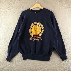 Vintage University of Notre Dame Orange Bowl Sweatshirt Crewneck Mens L